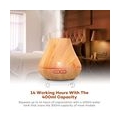 TaoTronics TT-AD004 Aroma Diffuser (dunkelbraun, 400ml Ultraschall Luftbefeuchter)