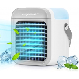 More about Aigostar Ice Cube - Luftkühler, Luftkühler mini klimaanlage mit 300 ML Wassertank, Mini Klimagerät mit 3 Stufen & 7 Stimmungslic