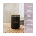 Neu Kerze Elektrischer Luftdiffusor Aromaöl Luftbefeuchter Nacht Relax Diffusor Licht Schwarz