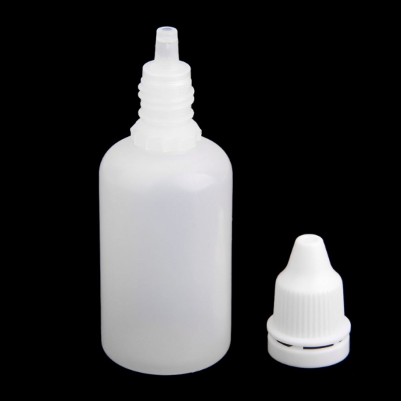 10 Stück Kleine Leere Plastik LDPE Quetschflaschen Eye Liquid Dropper Container Größe 30 ml