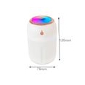 Mini 330ml Cool Mist Luftbefeuchter Ziemlich USB-Aufladung für Zuhause Schlafzimmer Wohnzimmer Büro Desktop Reise Persönlicher L