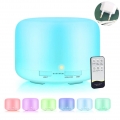 500ml Aroma Diffuser, Ultraschall Luftbefeuchter Fernbedienung Vernebler Raumbefeuchter Elektrisch Duftlampe Öle Diffusor mit  w