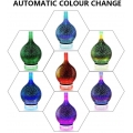 3D Glas Aromatherapie ätherisches Öl Diffusor für ätherische öle ultraleise Luftbefeuchter Raumbefeuchter- Automatische Abschalt