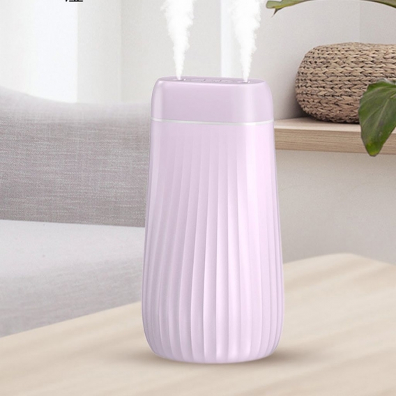 1000 ml Nebel Luftbefeuchter Diffusor Doppelduese Cool Mist Nachtlicht Leiser USB Luftbefeuchter Auto-Shut-Off