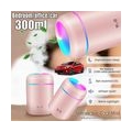Elektrisch USB Luftbefeuchter LED-Licht Ultraschall Duftöl Aroma Diffuser Humidifier Diffusor 300ML Raum/Auto/KFZ/Baby/Bad/Yoga/