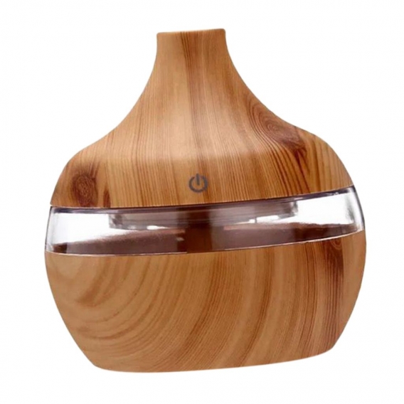 300ml Holzmaserung USB Luftnebel Luftbefeuchter Für Home Office Auto Schlafzimmer Hotel Farbe Braun