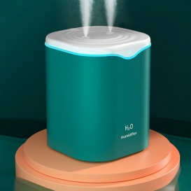 More about Aroma Diffuser, 2L Großraum Doppeldüsen Luftbefeuchter, LED-Atmosphären-Nachtlicht geeignet für Zuhause, Schlafzimmer, Schreibti