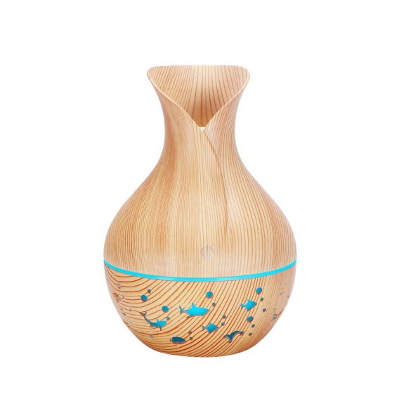 Aroma Diffuser,130ml Luftbefeuchter Ultraschall Vernebler Raumbefeuchter 7 Farben LED Elektrisch Duftlampe Öle Diffusor