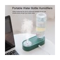 Tragbare Wasserflaschen-Luftbefeuchter Mini Cool Mist Luftbefeuchter mit Nachtlicht USB wiederaufladbare Reiseluftbefeuchter mit