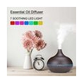 550 ml Luftbefeuchter, Aroma Diffuser Ultraschall Elektrisch Aroma Diffusor mit 7 Farbe LED 4 Timer für Baby, Bad, Yoga, Zuhause