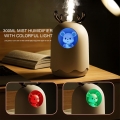 300 ml Nebel Luftbefeuchter Diffusor mit buntem Licht Leiser Luftbefeuchter Desktop Nachtlicht Auto-Abschalt Luftbefeuchter fuer