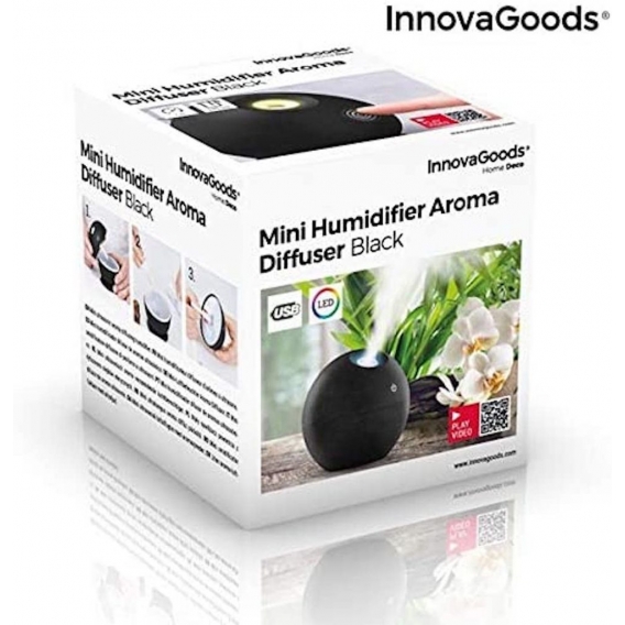 Mini-Humidor Aroma-Diffusor Black InnovaGoods