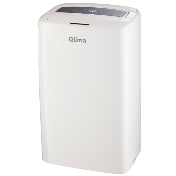 Qlima Spritzwassergeschützter Luftentfeuchter 75 m³ 1,8 L Weiß D 612