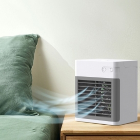More about 3-Gang Mini-Klimaanlage Mobile Klimageräte Befeuchten Ventilator Kühlschrank 400mL USB