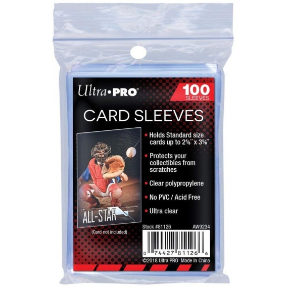 Ultra Pro Sleeves 100er Klar - 1 Packung