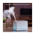 Ultraschall Aroma Diffusor Luftbefeuchter Cube Style Diffusor mit aetherischen oelen 220ML Tragbar Wasserlos Auto Power Off Bunt