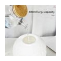 AcserGery Luftbefeuchter Moon Lamp Luftbefeuchter 880ML Schreibtischluftbefeuchter 3 Nachtlichtmodus