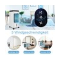 XMTECH 80W Mobile Klimaanlage Klimageräte Lüfter 3 in 1 Klimagerät Luftkühler Kühlender Ventilator mit 4L Wassertank und Wasserk