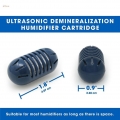 AcserGery 6er-Pack Demineralisierungs-Ultraschall-Luftbefeuchter-Ersatzkartuschen für HoMedics