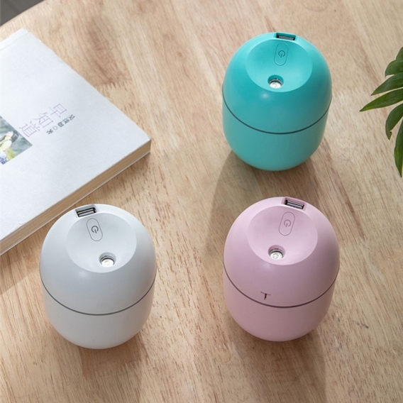 AcserGery 220ML Luftbefeuchter USB Luftdiffusor Mini Tragbarer Aroma Diffuser Mute Desktop Aromatherapie Nebelhersteller Luftrei