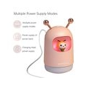 Pyzl Niedlicher Luftbefeuchter Auto Nebelhersteller Aroma Diffusor Mini USB Aufladung Ätherisches Öl Home Night Lights/Multicolo