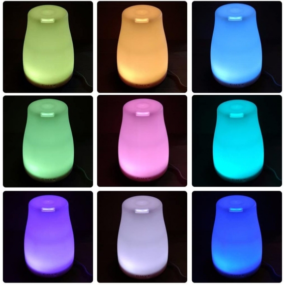 Aroma Diffuser Ultraschall Nebel Luftbefeuchter Raumbefeuchter Kalten Nebel Technologie keines Wasser Abschaltautomatik mit LED 