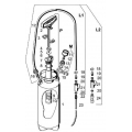 MESTO 3253P Sauggerät Saugfix Kugelh. 4 Ltr.