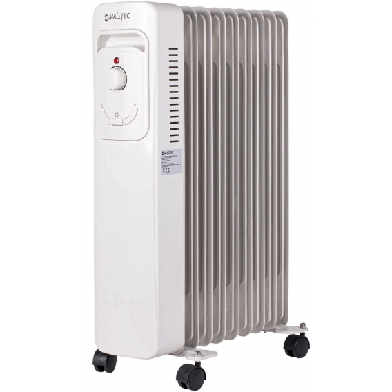 MalTec Ölradiator Premium HighLine9000 Power | Elektro- Heizkörper 2000W | Heizgerät | 3 Heizstufen  | Thermostat | Überhitzungs