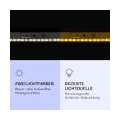 Klarstein Wondersky Decken-Infrarotheizstrahler -  drahtlose Thermostat-Fernschaltung - zwei Lichtfarben -  IP-Klasse 44 - ideal