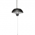 CLORIS - Möbel Tristar Hängender Terrassenheizer KA-5273 1500 W Halogen Schwarz - Beständig & Modernes Design,42,5 x 42,5 x 30 c