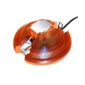 Hydraulischer CPU-Kuehler Heatpipe-Luefter Leiser Kuehlkoerper-Kuehlerersatz fuer Intel 1366 LED-Licht