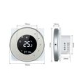 5A Programmierbarer Wasserheizungsregler Temperaturregler Thermostat Touchscreen-LCD mit Hintergrundbeleuchtung-Sprachsteuerungs