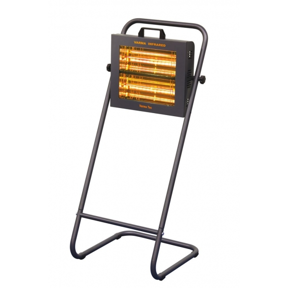 Infrarot-Standheizstrahler VARMA Fire, 2x 1.500 Watt, Anthrazit