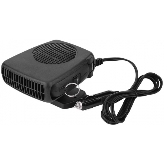 AcserGery Heizlüfter Auto Auto Kühlung Heizlüfter 12V 150W Tragbar 2 in 1 Keramik Defroster Lüfter Universal für die meisten Aut