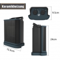 UISEBRT Heizlüfter Keramik Mini 750/1500W Heizung Zwei Leistungsstufen Elektrische Heizungen PTC-Keramik Heizgerät für Büro