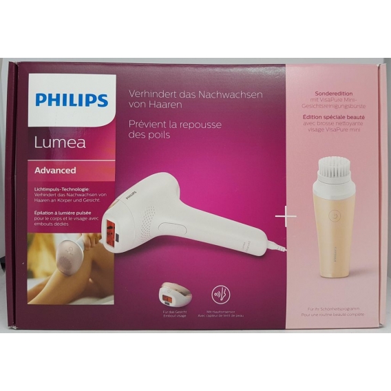 Philips BRI922/00 Lumea Advanced IPL Haarentfernungsgerät mit Gesichtsreinigungsbürste