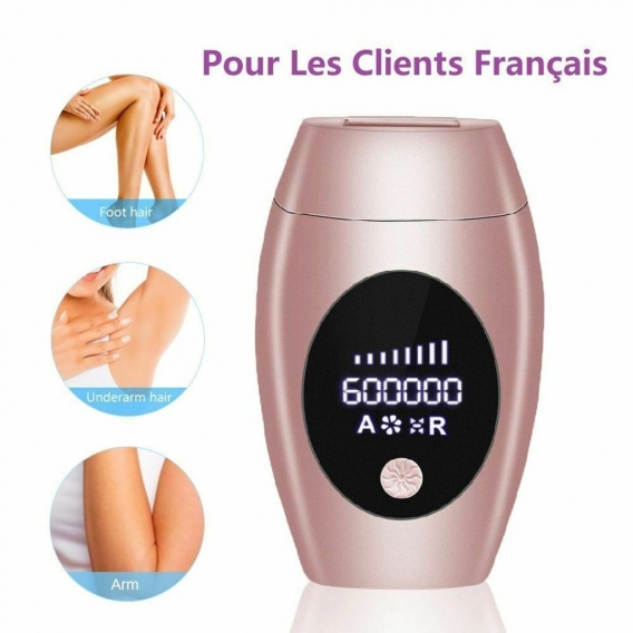 600000 Laser IPL Permanent Hair Removal Machine Face / Body Epilator 8 levels