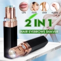 Epilierer Gesichts-Augenbrauen-Trimmer LED Lip Face Body Shaver Schmerzloser Haarentferner