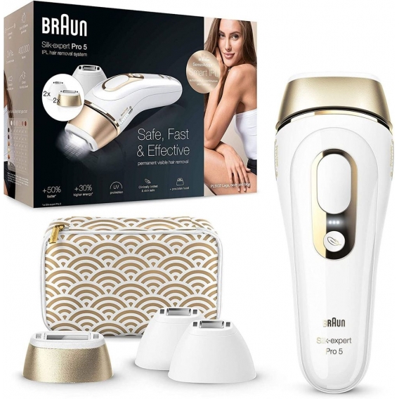 Braun Silk-Expert Pro 5 PL5137MN IPL Haarentfernungsgerät langfristig sichtbar