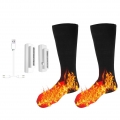 3.7V beheizte Socken Fusswaermer fuer Maenner und Frauen, elektrische Heizsocken, waschbare Batterie beheizte Socken fuer das Wi