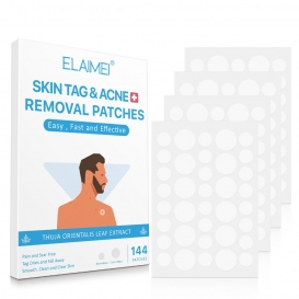 More about ELAIMEI Skin Tag Remover Patches 144 Stš¹ck Skin Tag Remover Pads Abdeckungen & Verdeckt Skin Tags Mole Wart Removal Patches