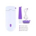 Laser Epilator Schmerzloser Haarentferner Bikini Trimmer USB Shaver Sofortiges Enthaarungswerkzeug fuer Gesichtsarme Beine Schoe