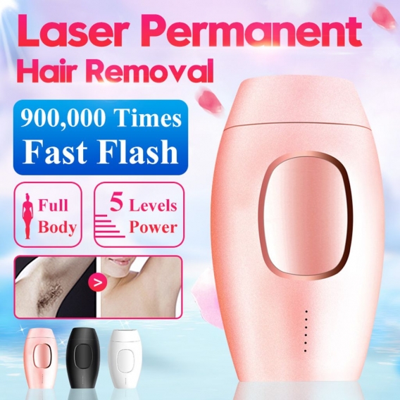 900000  IPL Laser-Haarentferner Dauerhafte  Schmerzloser Körper Haarentfernung Maschine Farbe: Pink