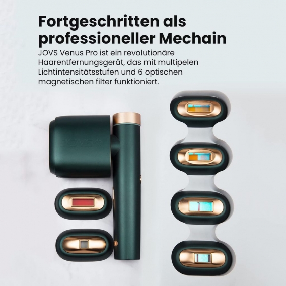 JOVS Venus Pro Laser-Haarentferner,  Haarentfernungsgerät für Gesicht, IPL Haarentfernung, Grün