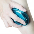 Rasierer Handschleifer Sanfte schmerzlose Haarentfernung schadet der Haut nicht Wiederverwendbarer Epilierer (Blau)