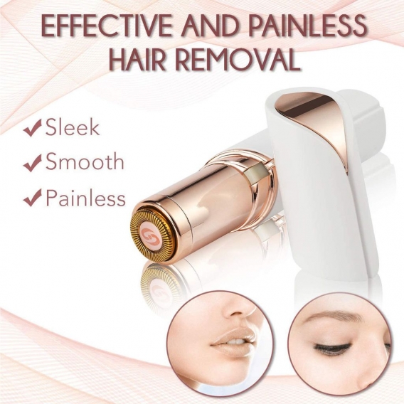 Haarentferner Laser, Ohne Rötung & Schmerzen Haarentferner Epilierer Damen Gesicht Haar Entfernung (weiß)