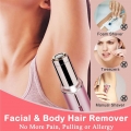 Haarentferner Laser, Ohne Rötung & Schmerzen Haarentferner Epilierer Damen Gesicht Haar Entfernung (Rosa)