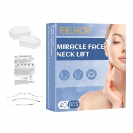 More about 40 Stück Face Lifting Patch, Make-Up Tools V-Line Unsichtbares, leichtes, weiches V-Shape Slimming Instant Face Lift Tape, für d