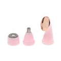 4 In 1 Frauen Elektrische Augenbrauen Gesichts Nase Haarentferner Trimmer Former Set Farbe Rosa