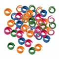 96 PCS Multicolour Silicone Thread Spool Huggers, Wiederverwendbares Design Ermöglicht Es Ihnen, Diese Jahrelang Immer Wieder zu